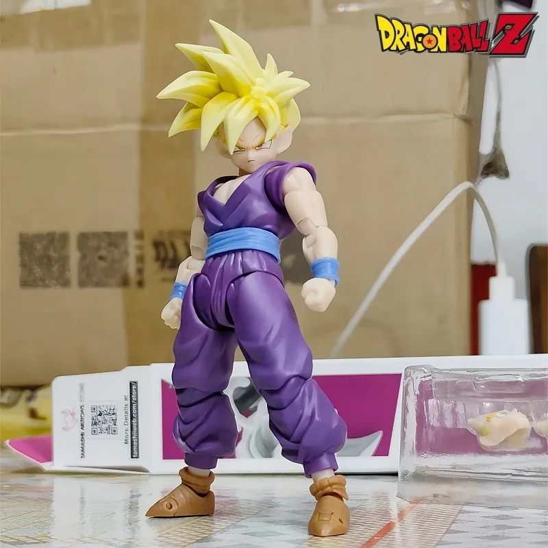 Original Dragon Ball S.H.Figuarts Son Gohan Shf 3.0 Super Saiyan Gohan Action Figures Joint Movable Model Collect Toy Gifts