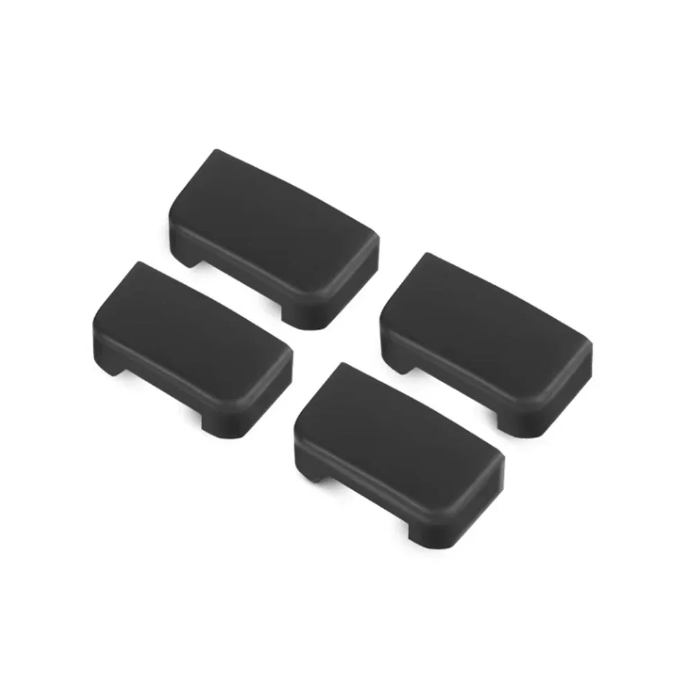 4 PCS Rear Slide Rail Protection Plug Black Fit For Tesla Model 3/Y 2021 2022 2023 Rear Seat Slide Anti Kick Soft Rubber Plug