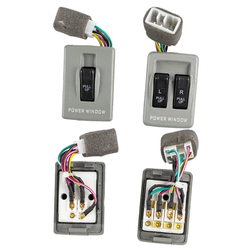 Botón de interruptor maestro de ventana eléctrica delantera, izquierdo/derecho, para Kia Besta 2,7, Pride KK12B-66-350, KK12B-66350, KK12B-66-370