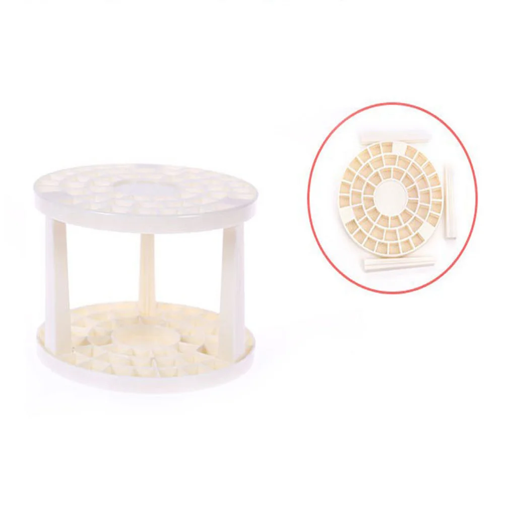 حامل القلم البلاستيكي DIY منظم فرشاة الطلاء الأبيض متعدد الأدوار أداة الفنان تخزين للمنزل مكتب المدرسة مرتب الوصول السريع