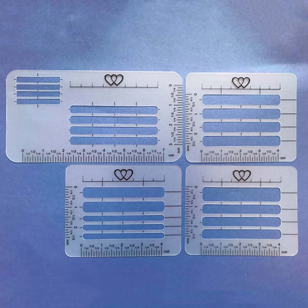 4 stuks 4 stijl envelop adressering gids stencil sjablonen past breed bereik voor enveloppen naaien dank u