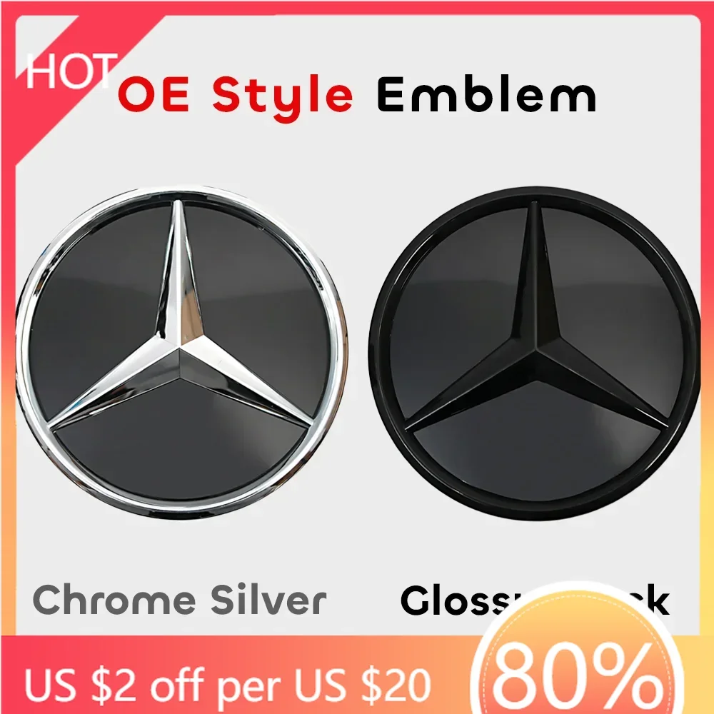 

Колпаки ступиц 1 шт. Автомобильная передняя решетка со звездой, эмблема, светодиодный логотип для Mercedes Benz W204 2008-2014 W245 09-11 GLK-Class X204 08-12
