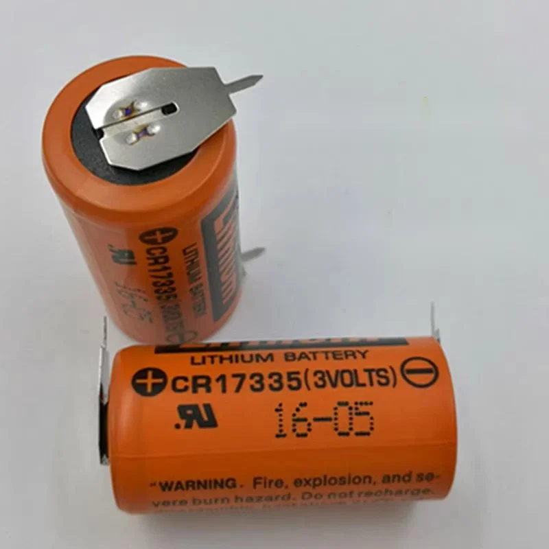 

2 шт./партия, новые оригинальные промышленные батарейки SANYO CR17335 3 в с паяльными ножками CR17335 (3 В)