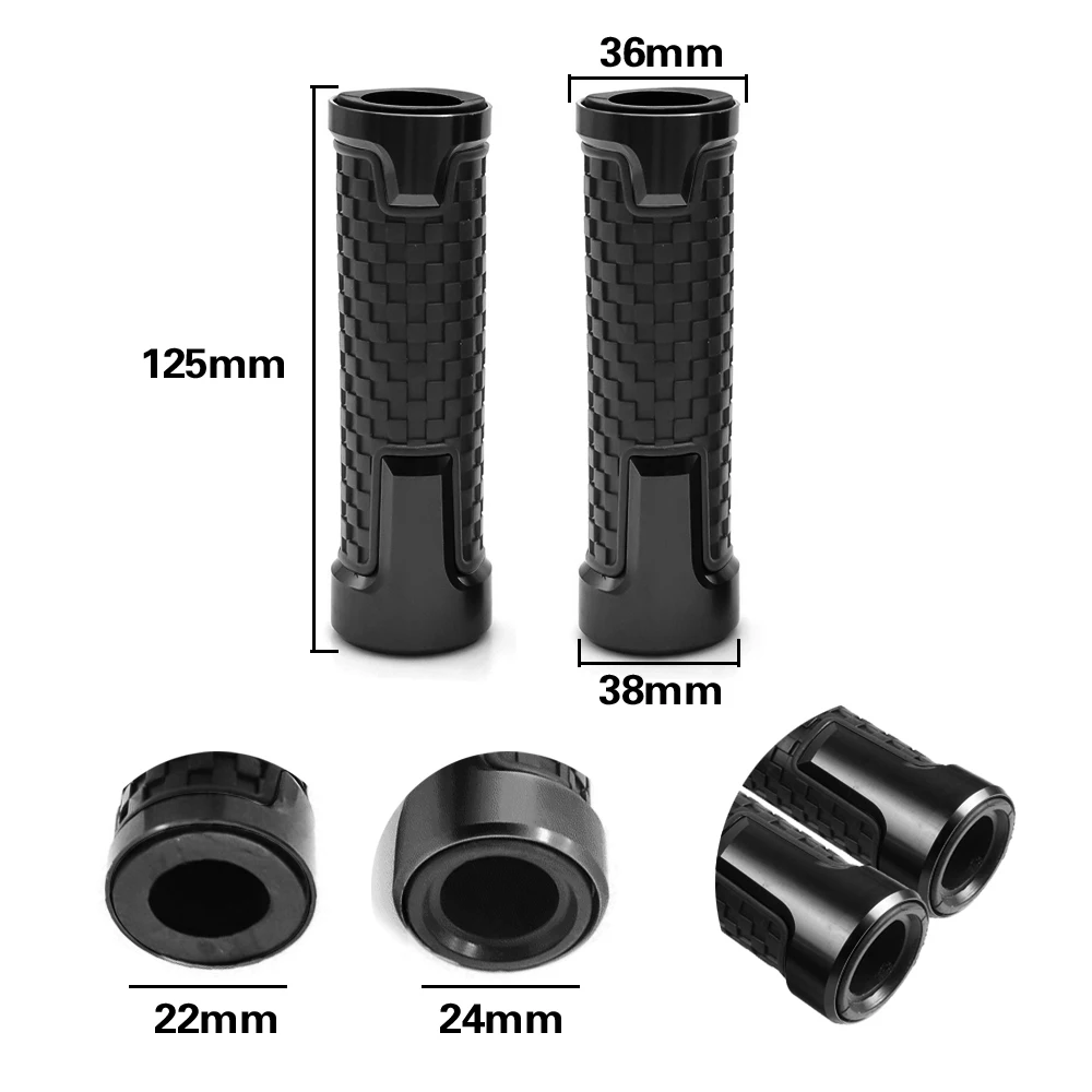 22mm Handlebar grips For Suzuki Bandit 150 400 1200 1250 1250S 600 650S 1250S GSF Motorcycle Accessories Handle hand bar grip