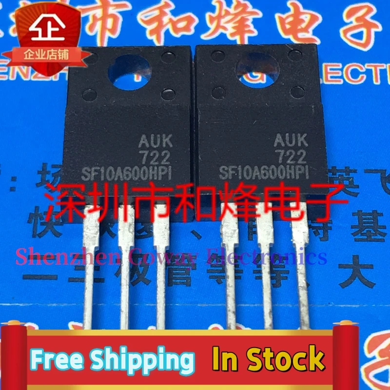 10PCS-30PCS  SF10A600HPI  TO-220F 5A 600V   In Stock Fast Shipping