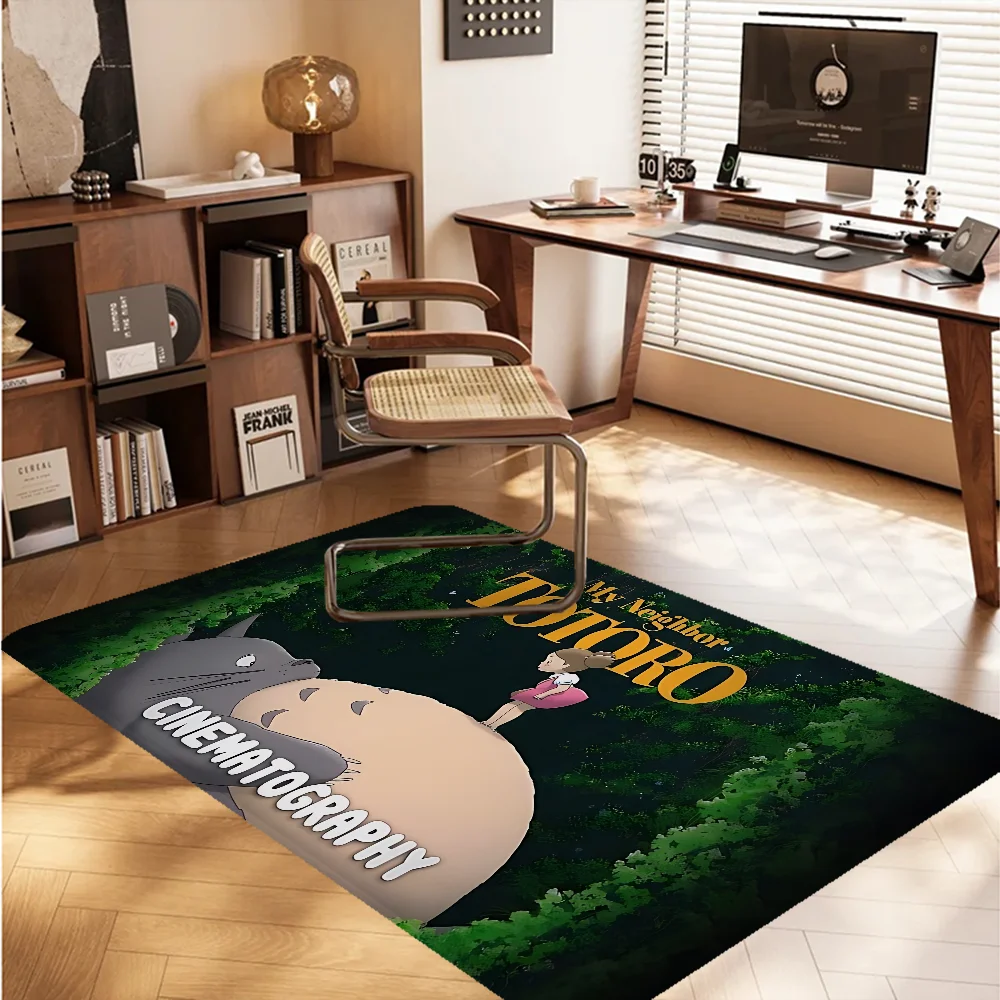 

Kawaii T-Totoro Floor Mat Rectangle Anti-slip Home Soft Badmat Front Door Indoor Outdoor Mat Welcome Doormat