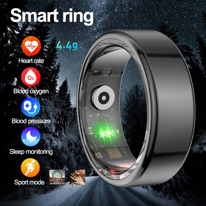 New Bluetooth Smart Ring, Calorie Calculation, Heart rate, Multiple Sports Modes, Support for multiple languages