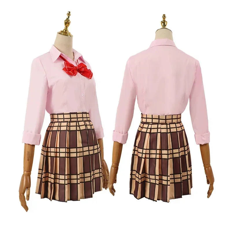 Anime Manga Citrus Aihara Yuzu Aihara Mei School Uniform Suit Cosplay Costume Skirt Suit Woman Shirt Vest Halloween Costume