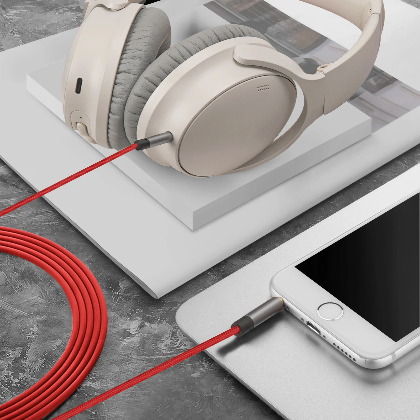Cavo Audio Geekria compatibile con Bose QuietComfort SE QuietComfort Ultra QCSE QC45 QuietComfort35 II QC35 QC25 700ANC NC700