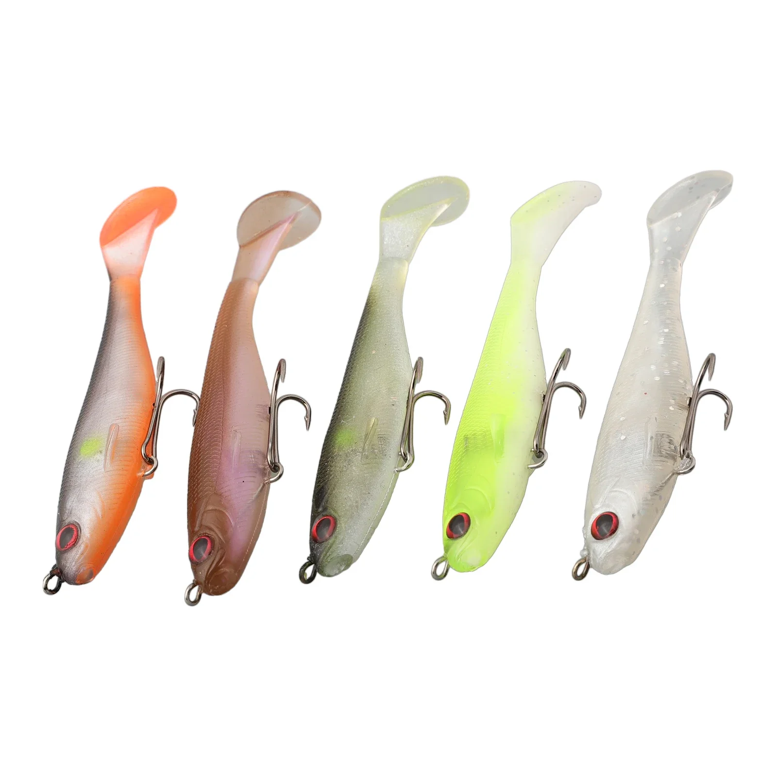 5pcs Megabass Magdraft Swimbait Soft Plastic Lure Realistic Swimming Strokes Suitable For Different Fish Species