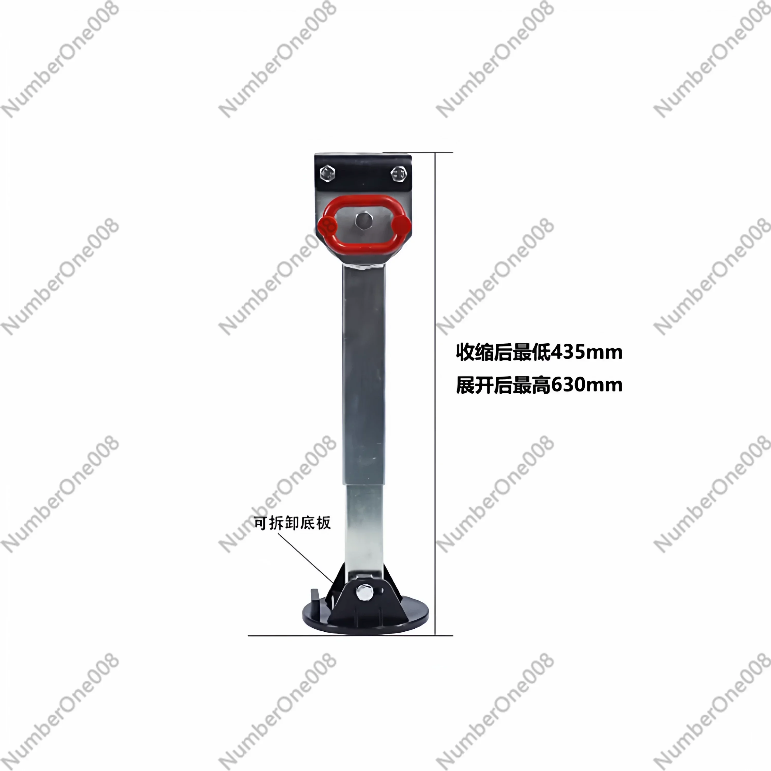 90 degree folding RV heavy duty outriggers handle trailer jack hand crank balance support modification