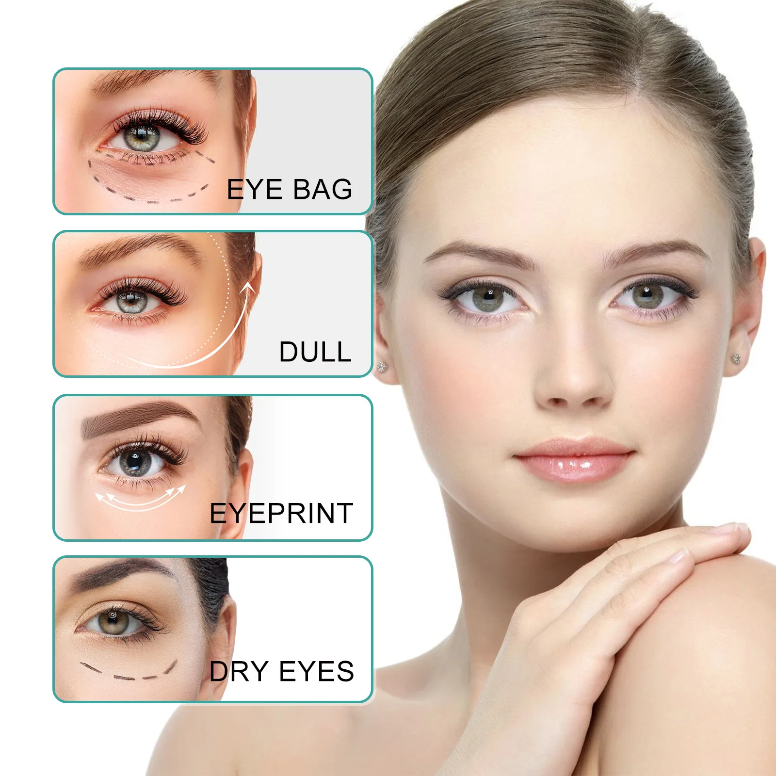 Instant Eye Bag Remover Niacinamide Anti-wrinkle Reduces Fine Lines Firms Skin Relieves Puffiness Brightens Eye Care