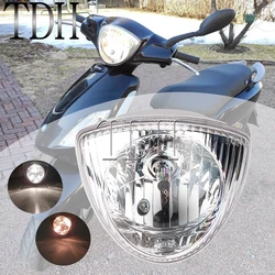 Motorcycle Front Headlight Assembly Daytime Running Light Head Lamp for Fly FLY 50 2T 125 4T Euro 3 150 4T Euro 3 Liberty 50 125