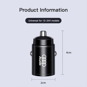 Micro Car Fast Ladegerät, Fahrzeug leichter, Konvertierstopfen, Audi A1 A2 A3 A4 A5 A7 A8 Q1 Q3 Q4 Q5 Q6 Q8 TT RS3 8 Hauptverkaufsladegerät Audi A3 - №3