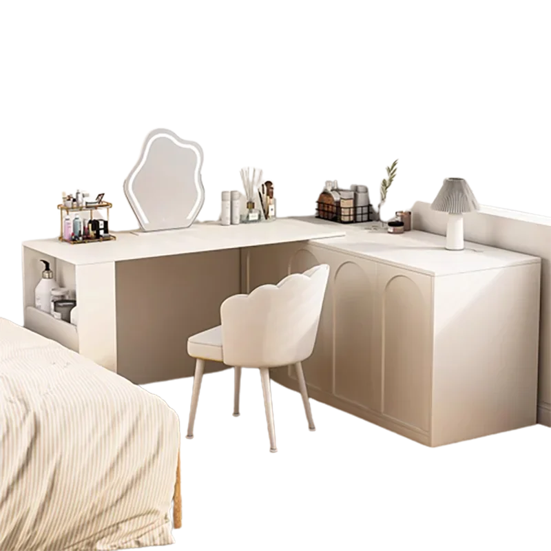 Bedroom Dressing Makeup Table Vanity Dresser Storage Cabinet Makeup Table Drawer Mirror Meuble Coiffeuse Home Furniture