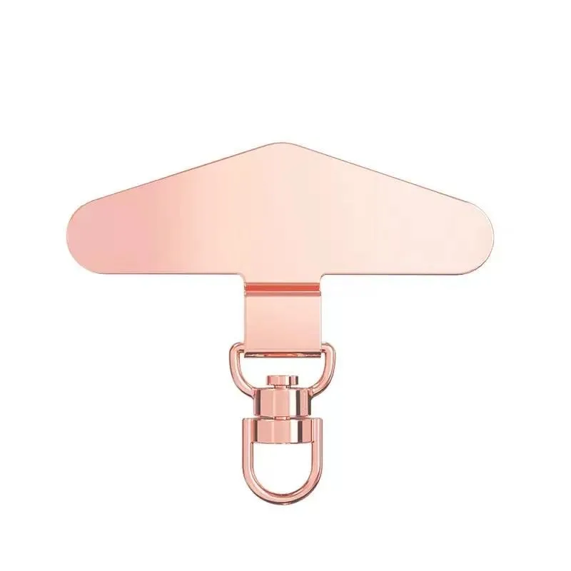 360 ° Attache de téléphone portable en acier et métal rotatif, joint de raccordement de lanière de téléphone portable DYM, pièce de connecteur de sécurité universelle pour lanière de téléphone