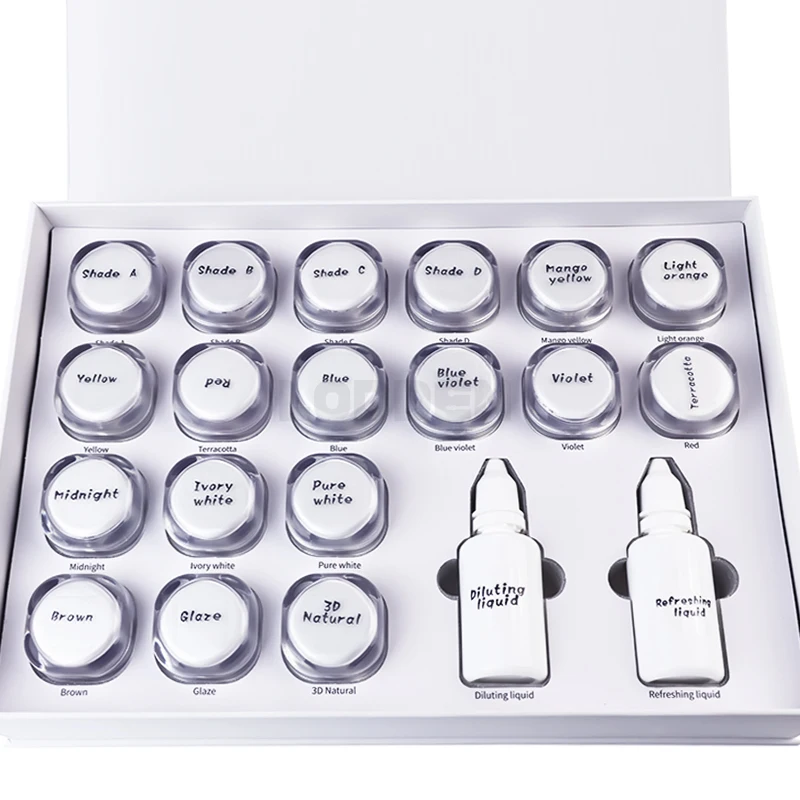 

Dental Full Crown Glazing Stain Ceramic Dental Lab Materials Stain Glaze Dental Glaze Paste