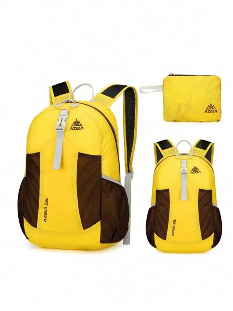 

Lightweight Foldable Travel Backpack Portable Outdoor Cycling Bag Large Capacity For Adults