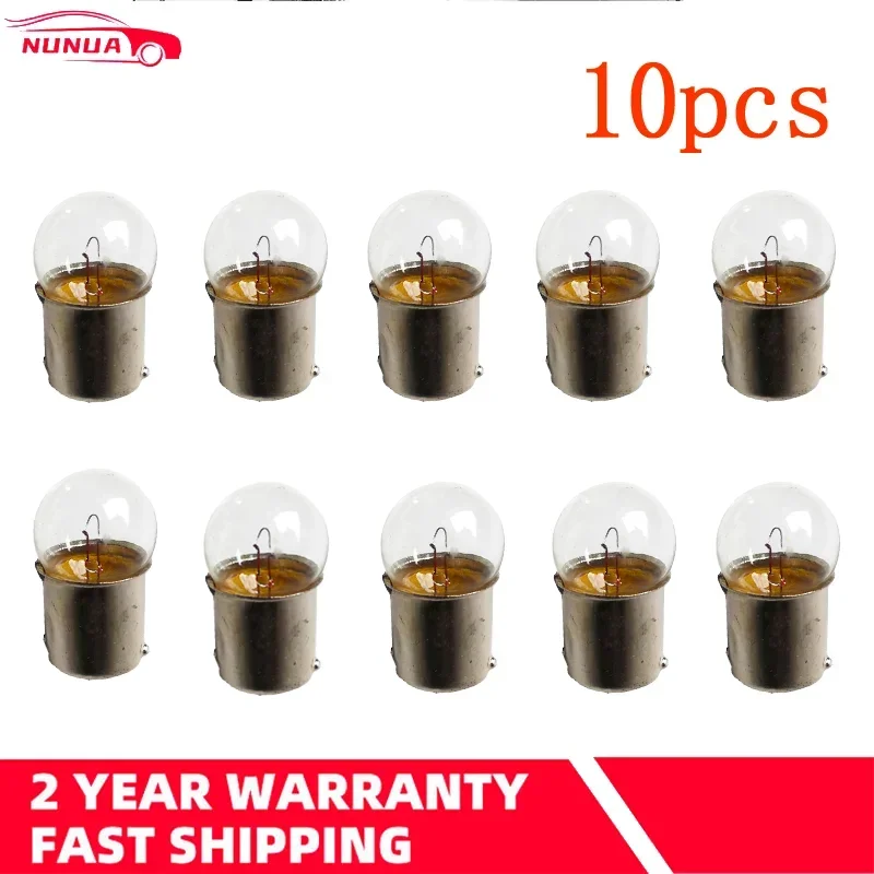 10pcs G18 Car Bulb Door Lights 5W 12V  BA15S Clear Recar Cxternal Lights Side Turn Signals Auto Halogen Lamp