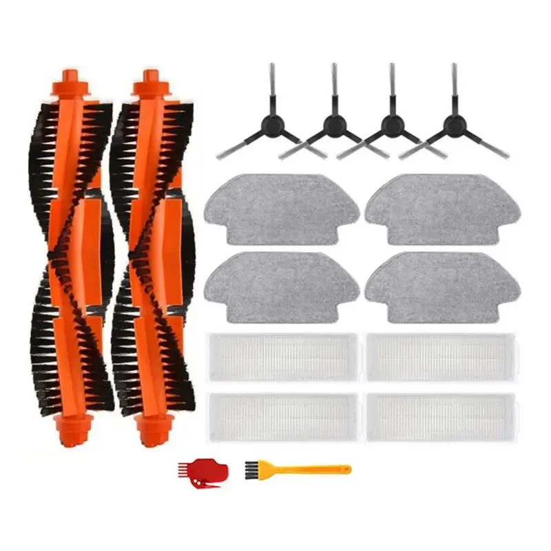 

BISM для робота-пылесоса Xiaomi S10, аксессуары S12 B106GL Запчасти для пылесоса Аксессуары Hepa-фильтр Швабра Ткань Основная боковая щетка