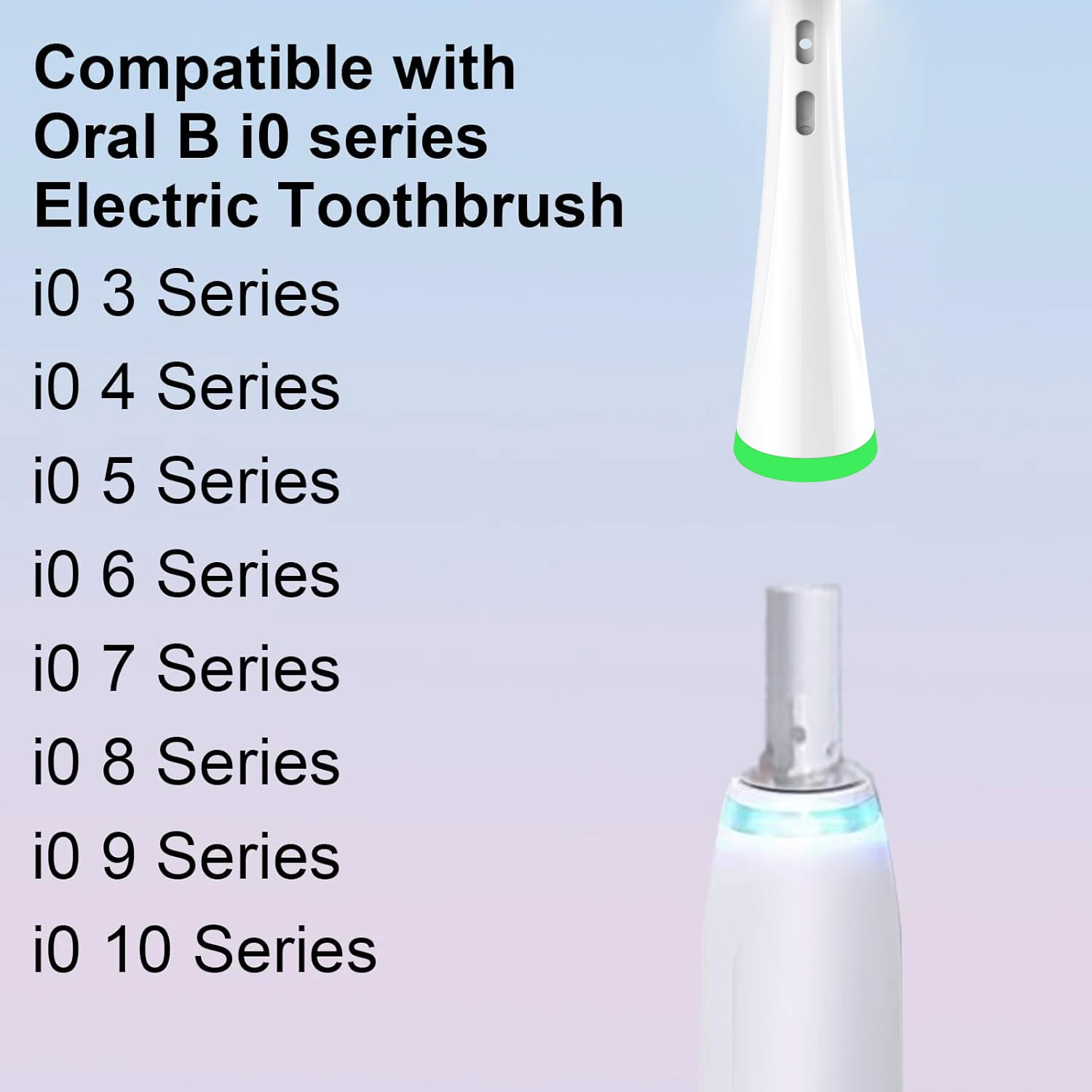 KVIFO 2/4/8/12 pcs IO Replacement Heads Compatible with Oral B IO 2/3/4/5/6/7/8/9/10/Deep Clean Series Electric Toothbrushs