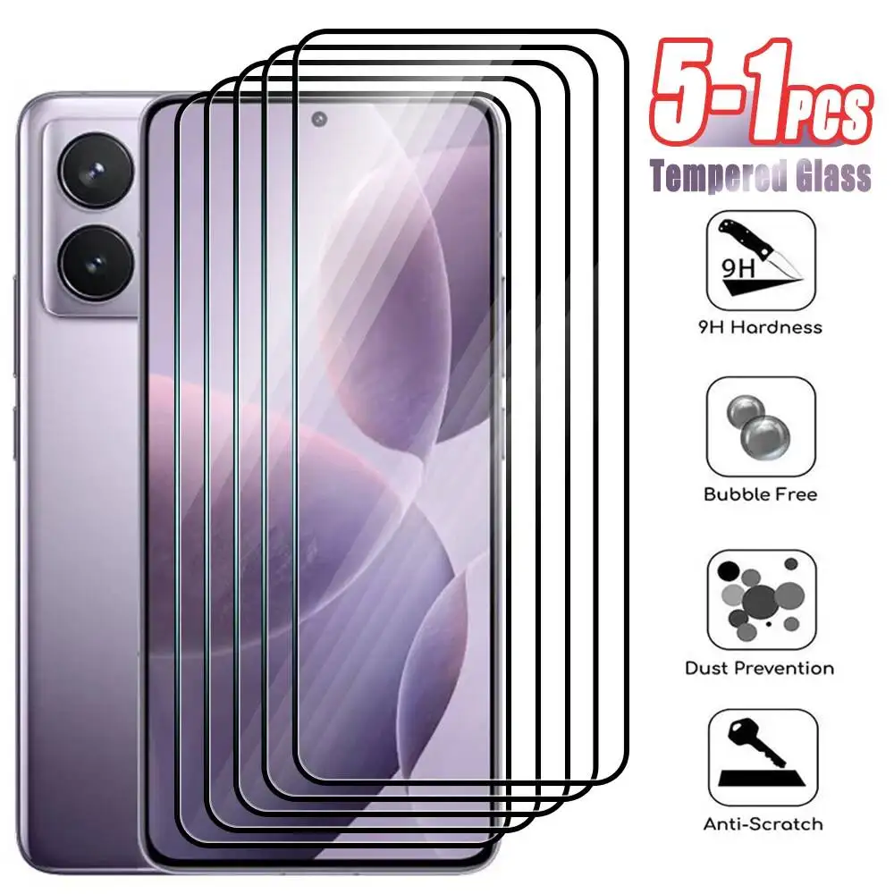 

5-1 шт. закаленное стекло для Xiaomi K70 K60 K50 K40 K30 K20 Pro, защитная пленка с полным покрытием для экрана Redmi K70E