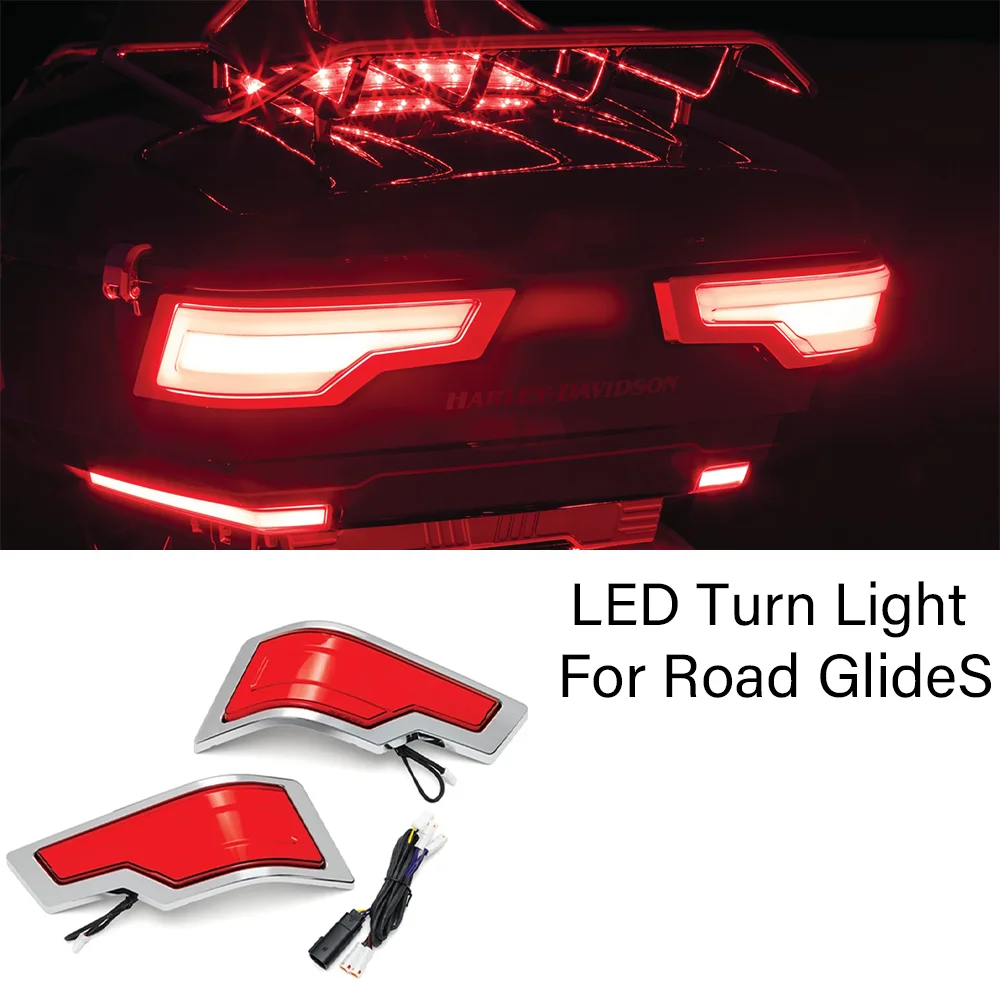 

Trunk Decorative Lights Kit LED Turn Light Brake Lamp For Harley Road King Electra Glide Street Glide Road Glide Accessories