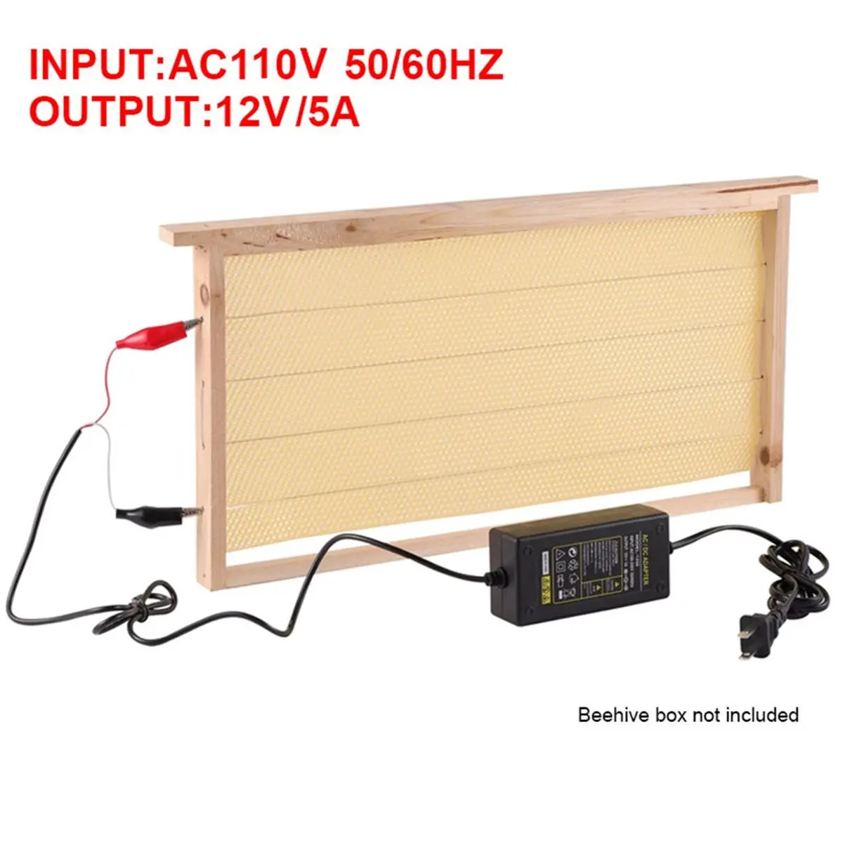Y1477A J~Beekeeping Electric Embedder Heating Device for Beehive Installation Beekeeper Tools (AC 110V, 5A) US Plug