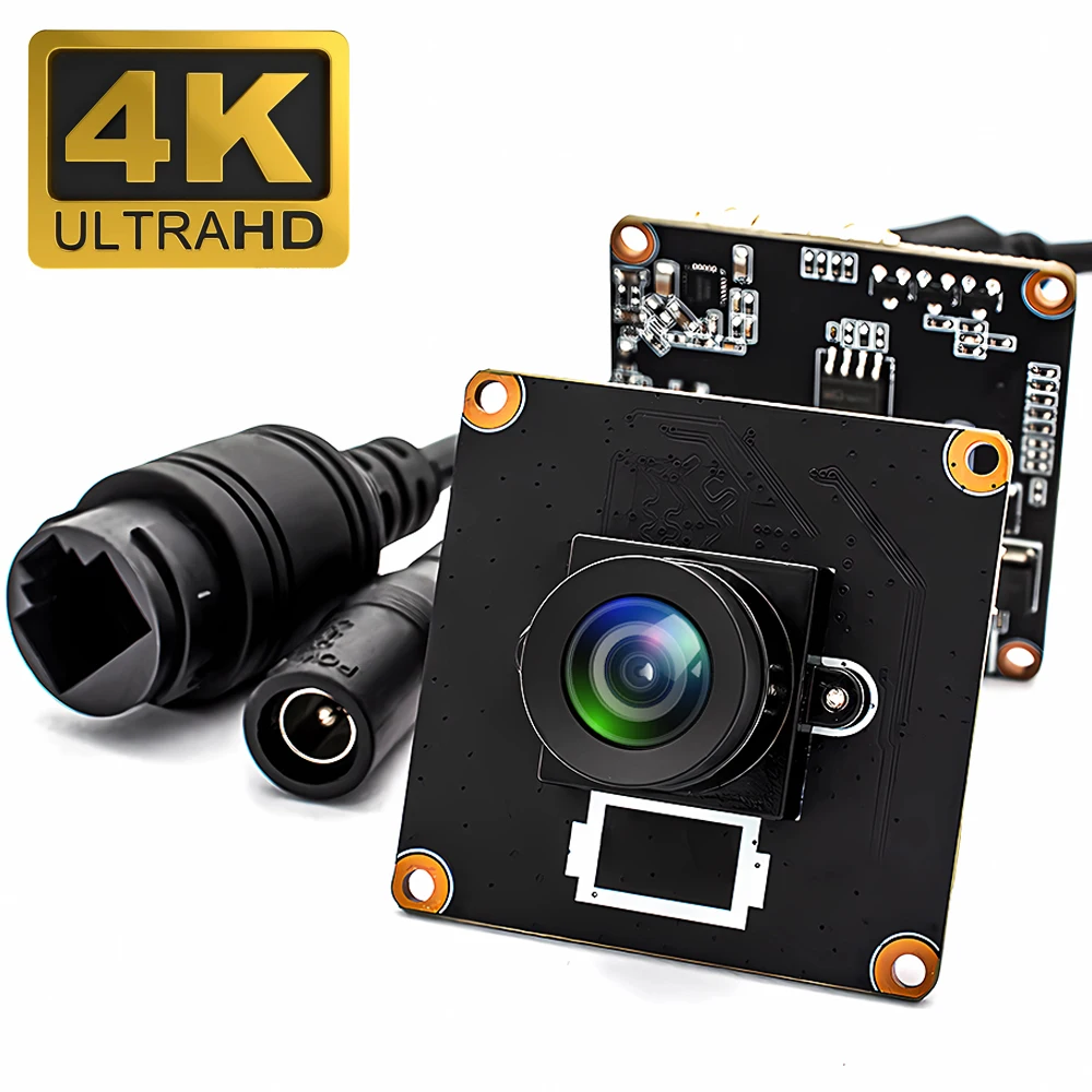 

WGWK 4K 30FPS IP Camera Module POE 8MP IMX415 Sensor Real Time Low-illumination 2.8mm 92° No Distortion Lens RTSP Onvif Webcam