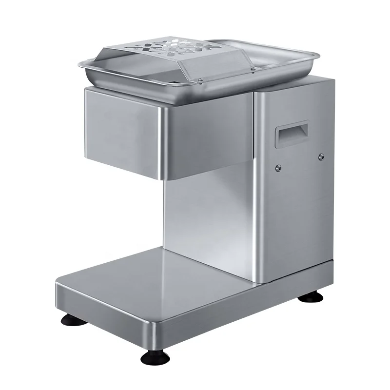 Commercial Electric Stainless Steel Automatic Chicken Breast Ham Fresh Meat Slicer Dicing Cutting Machine