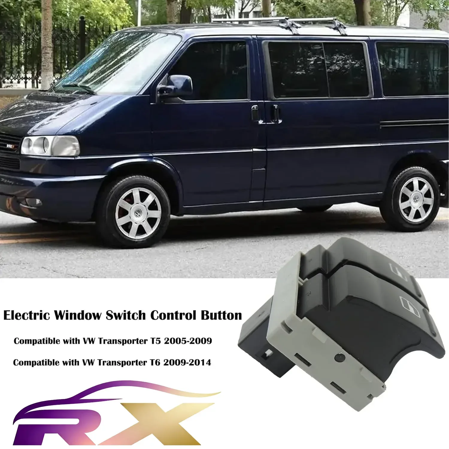 NUOVO 7E0959855A Master Control Finestra Sollevatore Anteriore Finestra Elettrica Interruttore Auto Interruttore di Pulsante Per Vw Transporter T5 2005-2009 T6