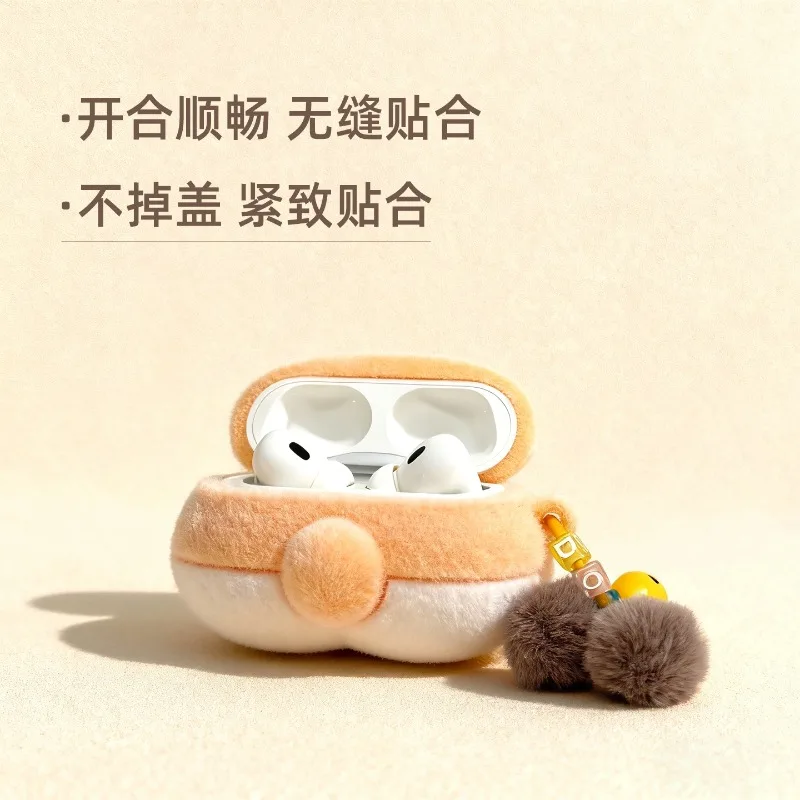 

Чехол для наушников по индивидуальному заказу, милый мультяшный плюшевый чехол для наушников для Airpods1/2/3/4 Airpods Pro, чехол для наушников Bluetooth, аксессуары
