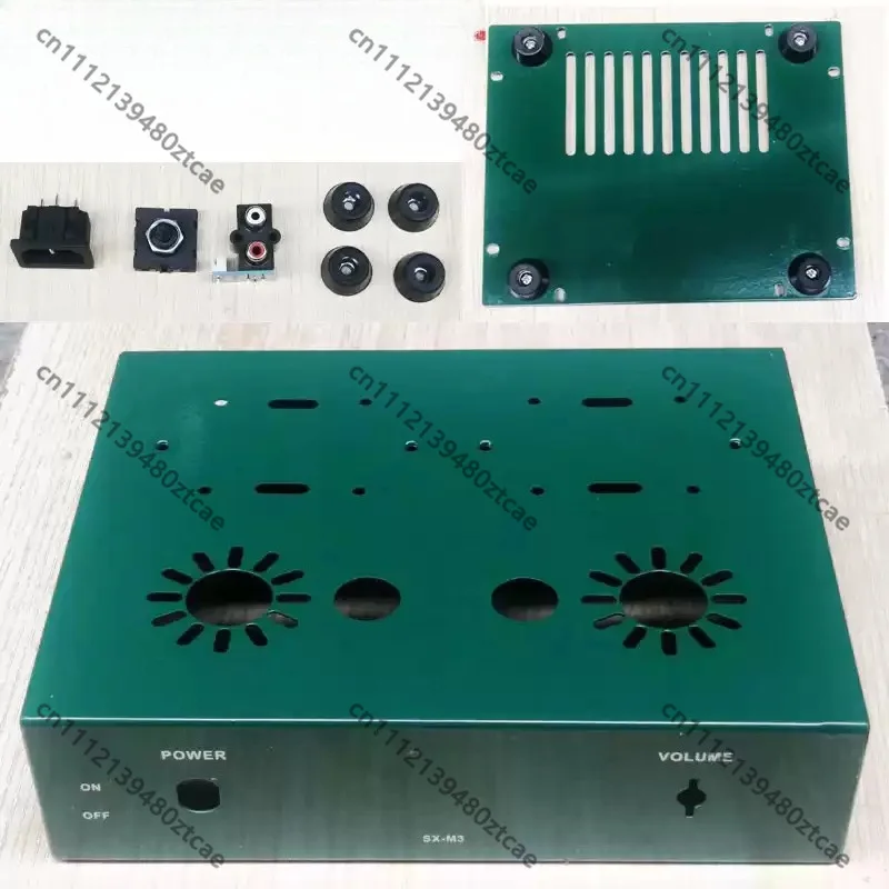 HiFi Audio Vacuum Tube Power Amplifier Chassis Multifunctional Metal Amplifier Enclosure Support Customized Processing
