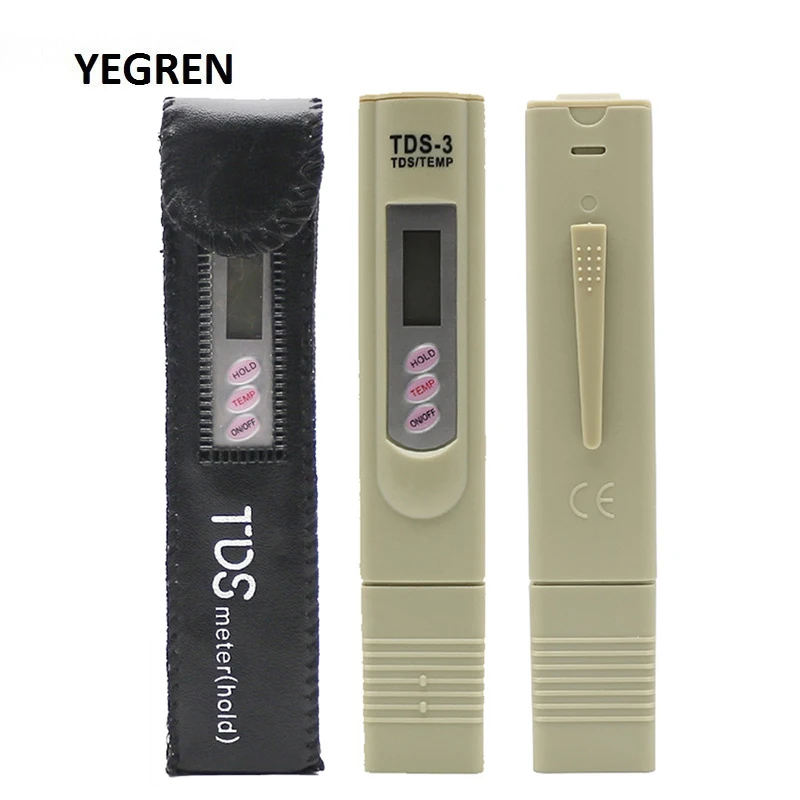 Cầm Tay TDS Kỹ Thuật Số Bút Thử Nước Bút Thử Nước Nước Phân Tích Chất Lượng Máy Đo Độ Tinh Khiết Kiểm Tra 0-9999 Trang/Phút Đo