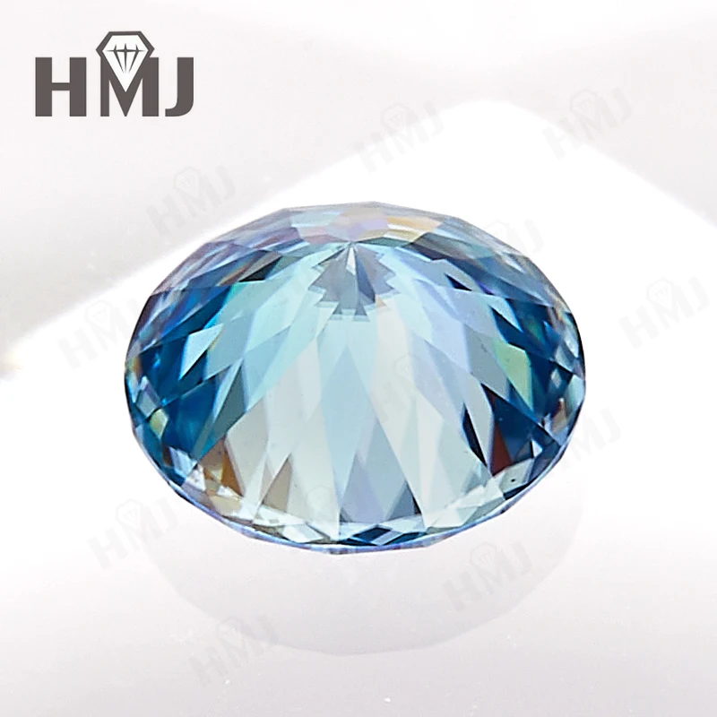 Moissanit-Diamant, mehrfarbig, rund, 100 Facetten, mit GRA-Zertifikat, DIY-Ring, Halskette, Ohrringe für die Schmuckherstellung, Großhandel – Detail 19