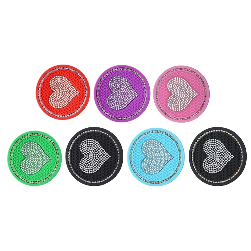 Car Water Cup Holder Pad Non-slip Mat Car Interior Accessories Cup Holders Pad Drop Shipping