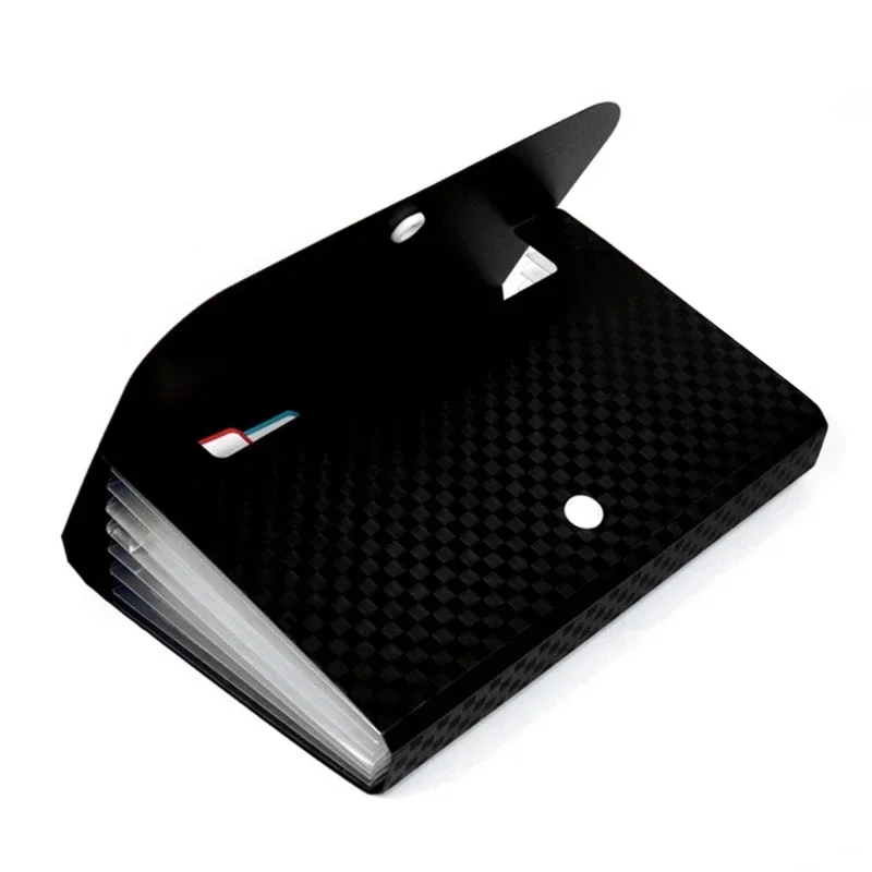 A6 Accordion Folder Expanding Receipt Folder Multi-layer File Case Button Closure with Index Stickers for Business Staff