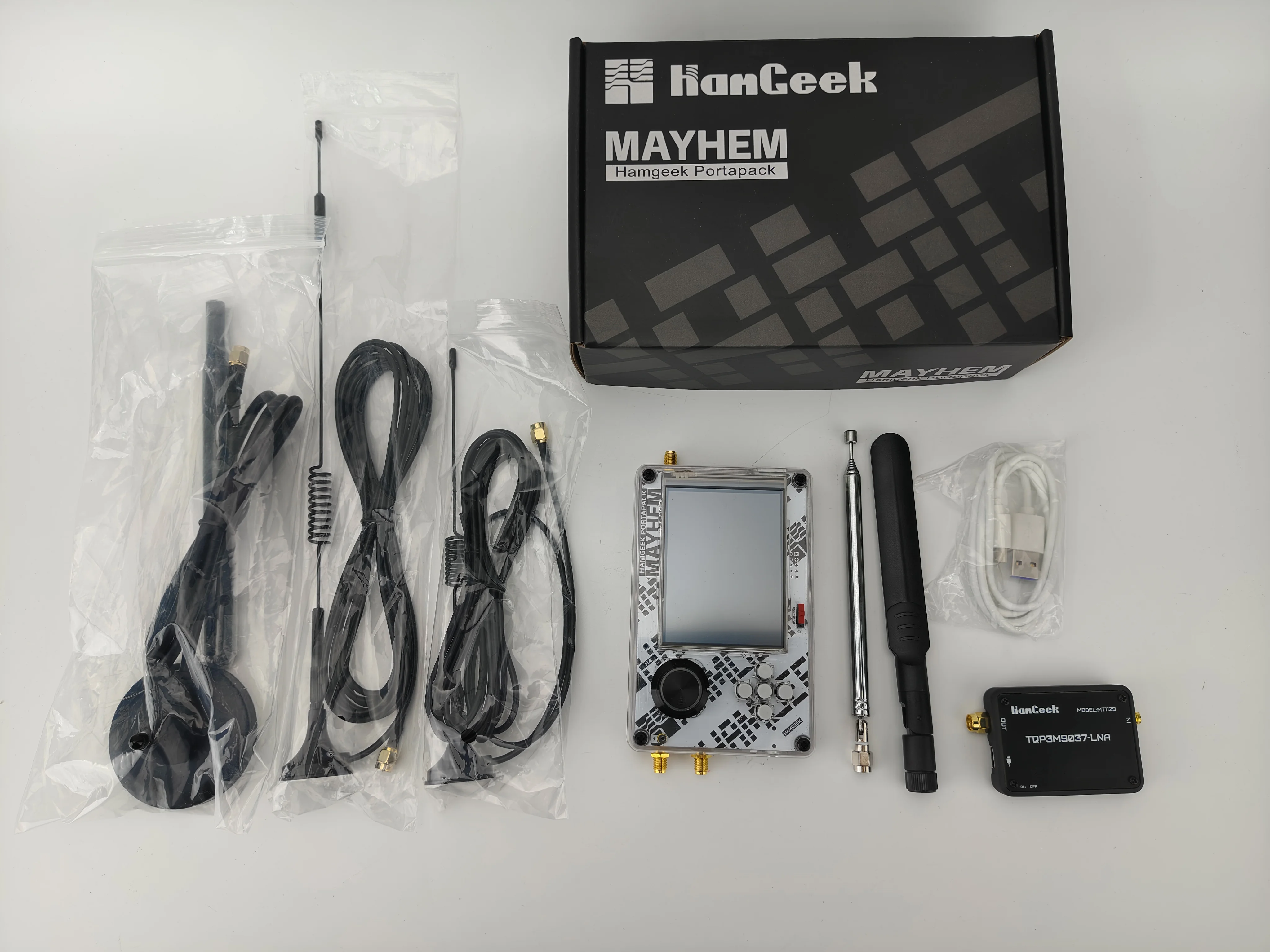 HamGeek R9 V2.2.x MAX2839 Main Board Portapack H4 SDR Radio with Antenna view 2