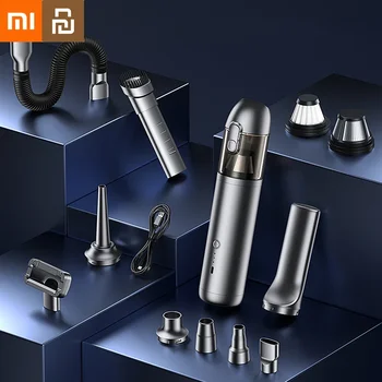 샤오미 Youpin 차량용 진공 청소기, 무선 휴대용 미니 진공 청소기, 16000pa 고출력, 강력한 흡입 청소 기계, 신제품