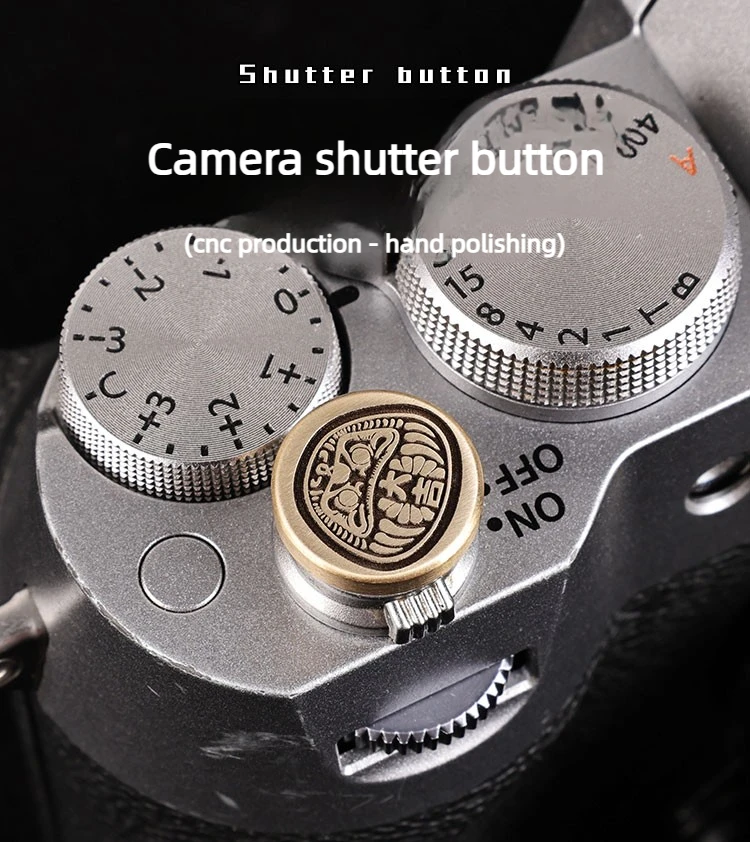 Kamera-Metall-Blitzschuhabdeckung passend für Fuji XT3 XT10 XT20 XT50 X100V X100VI XT30II XT30III mit Gewindeanschluss für Auslöserknopf-Zubehör – Detail 3