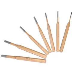 1pc Cylindrical Punch Chisel CR-MN Steel Round Head Center Punch Chisel Percussion Punch Needle Fitter Hand Tools 3-10mm