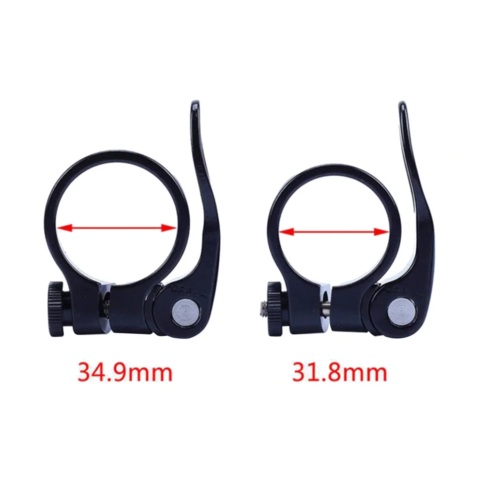 

Quick Release 31.8mm Seatpost Clamp Aluminum Alloy Mountain Bike Cycling Seat Clamp Durable Fixed Gear Seatpost Quick Release