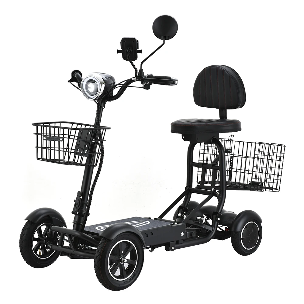 

Airo High Quality Portable Elderly Outdoor Travel Use 4 Wheel Foldable Electric Mobility Scooter
