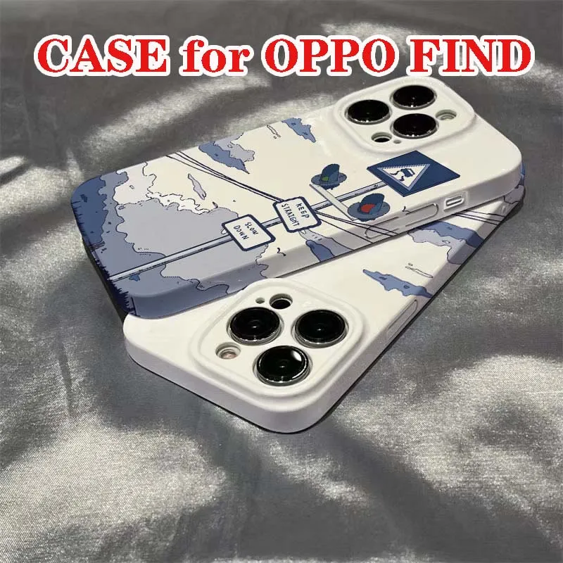 New Hard Case for OPPO Find X5 Pro X3 Lite X2 Neo F23 F21 F21S F19 Pro+ F17 Pro F15 F11 F9 R17 R15 4G 5G Fashion Casing Cover