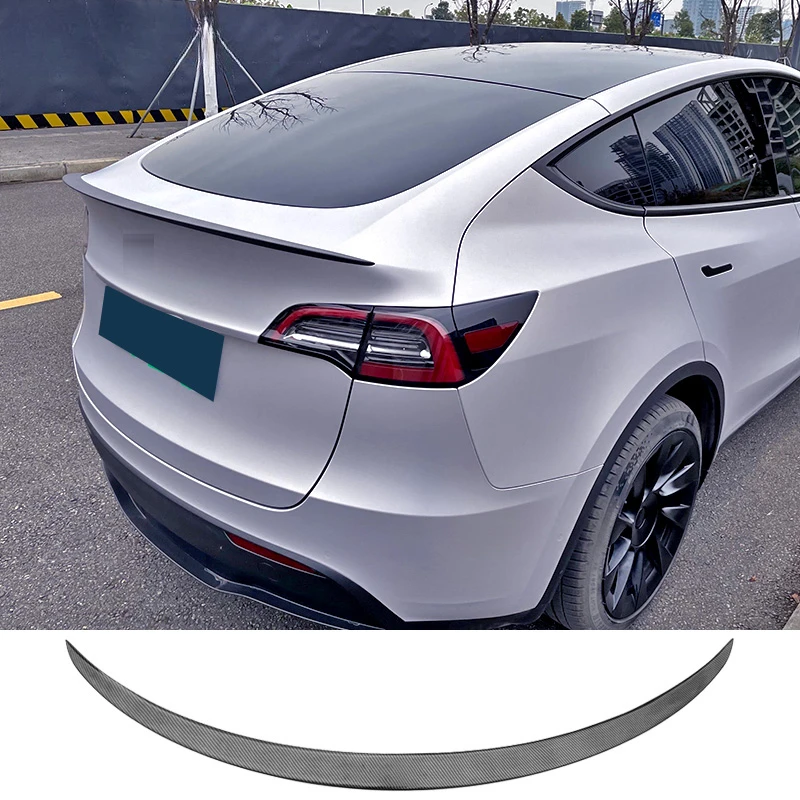 

Glossy Black Spoiler for Tesla Model 3 Model Y 2017 - 2021 2022 Rear Wing Ducktail Carbon Painting Accessories