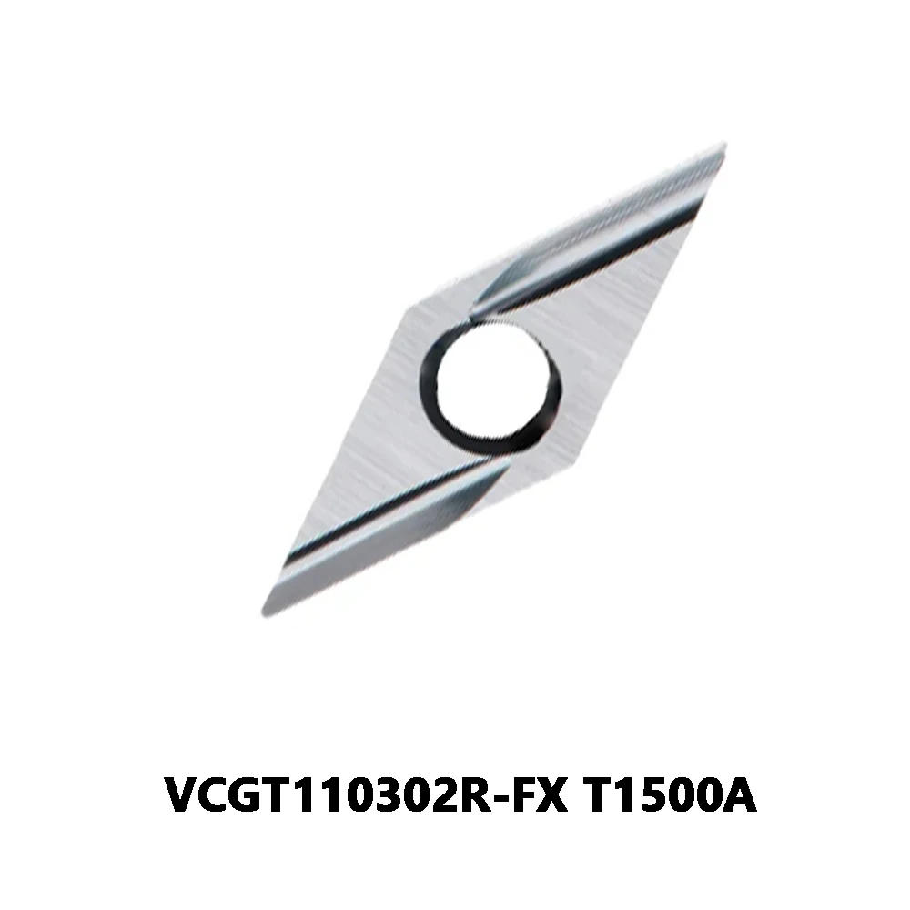 VCGT 110302 VCGT110302 VCGT1103 R FY Original Inserts VCGT110302R-FY AC520U Carbide Blade Turning Lathe Cutting Tool Machine Cut