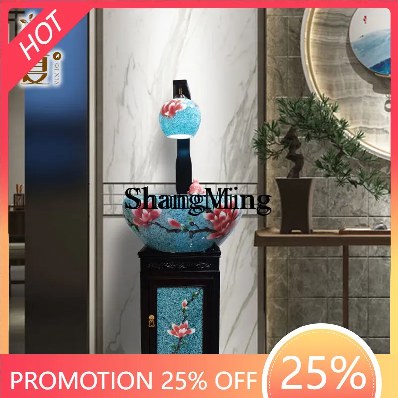 

Новый напольный фонтан-аквариум в китайском стиле для комнаты SM, большой, от пола до потолка, с проточной водой, декоративный