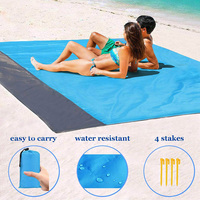 Large Pocket Picnic Beach Waterproof Mat Sand Free Blanket Camping Outdoor Picknick Tent Folding Cover Bedding