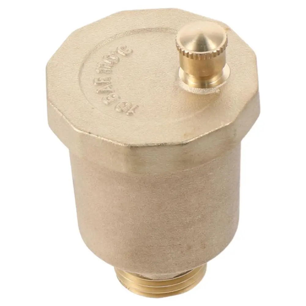 Brass Float Valve Kit Automatic Vertical Gold Air Vent Valve 1/2