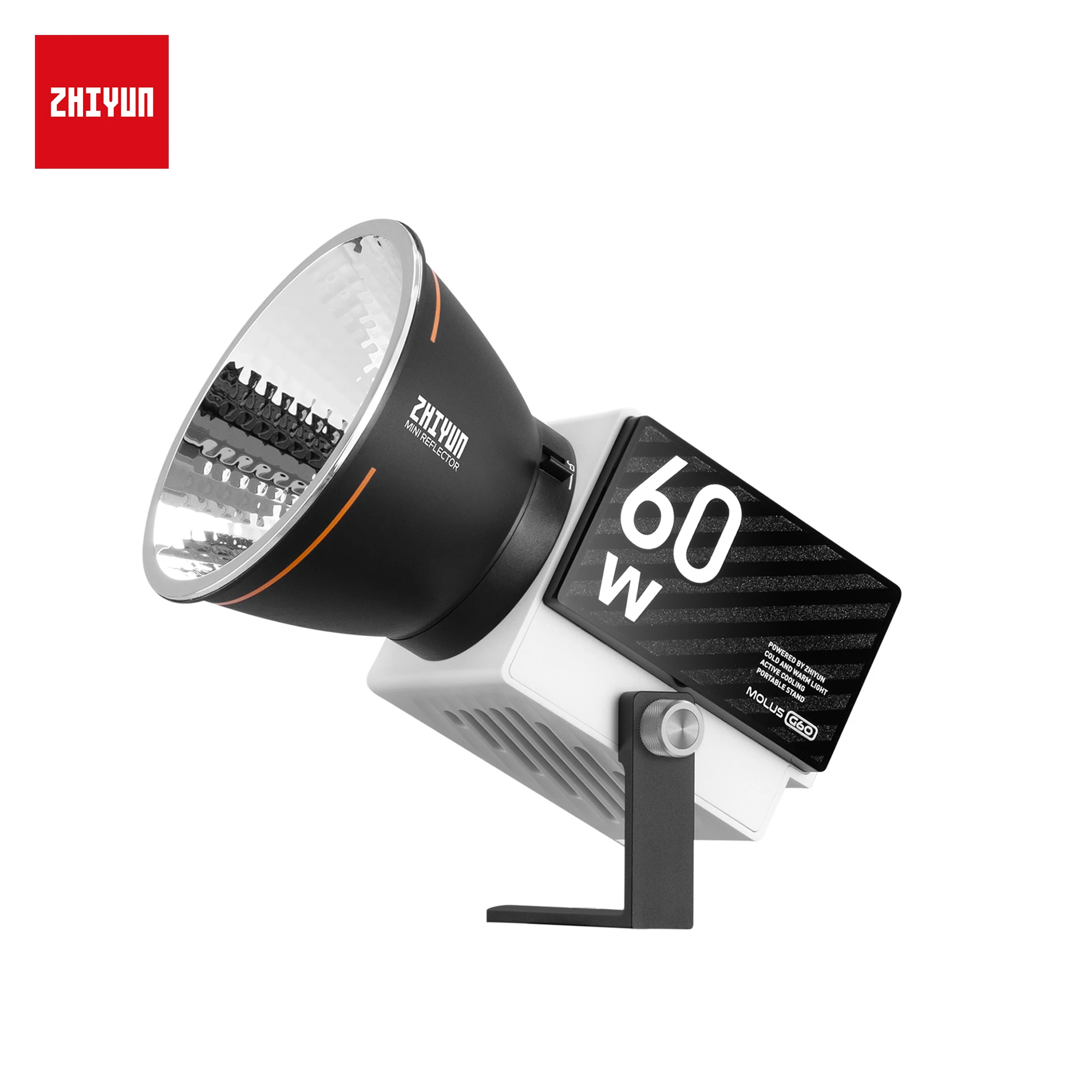 

ZHIYUN MOLUS G60 Portable Pocket COB Light 60W LED Video Light Photography Lighting for Youtube Video Shotting